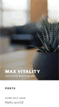 Mobile Screenshot of maxvitality.me